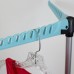 Collapsible Tripod Base Clothes Drying Rack - Blue
